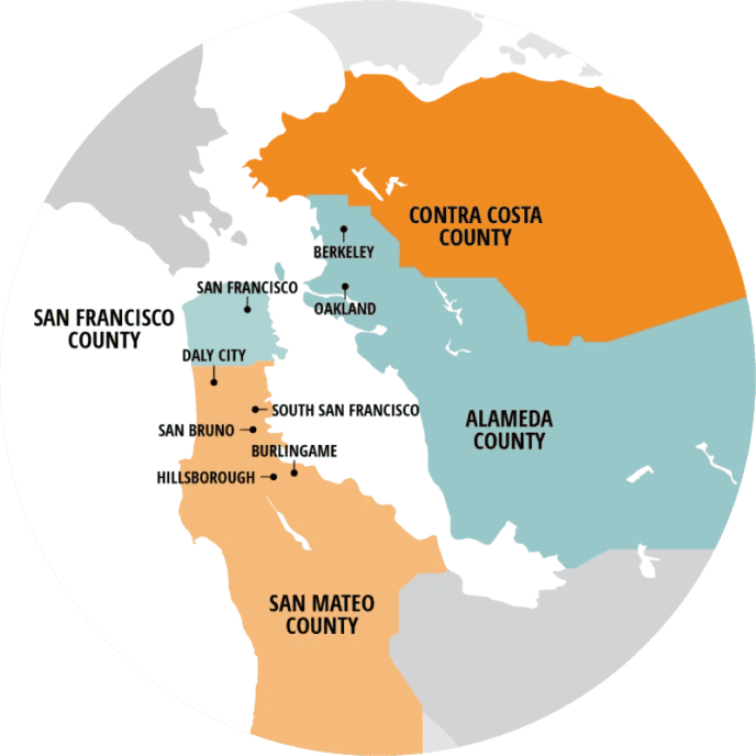 Areas we serve